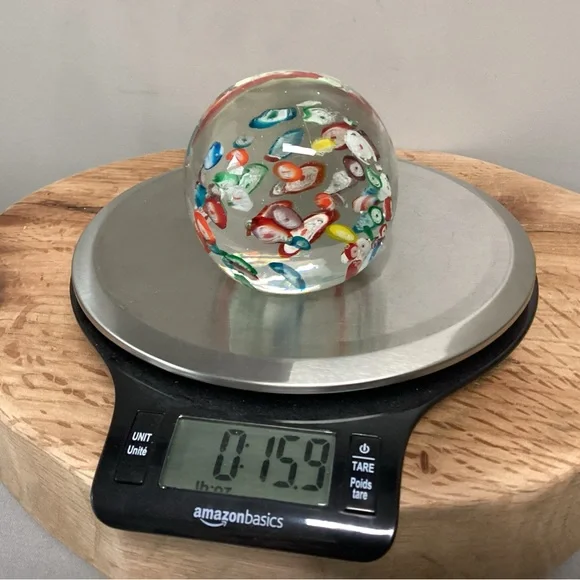 Vintage Millefiori Style Glass Art Paperweight - Excellent Gently Used Condition - Picture 15 of 15
